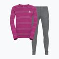 Gyermek termo alsónemű ODLO Active Warm Eco Long rózsaszín/szürke 159449/10828