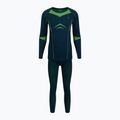 ODLO Fundamentals Performance Warm Long zöld-sötétkék férfi termoaktív fehérnemű 196082/21022
