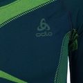 ODLO Fundamentals Performance Warm Long zöld-sötétkék férfi termoaktív fehérnemű 196082/21022 6