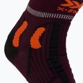 Férfi trekking zokni X-Socks Trail Run Energy bordó-narancs RS13S19U-O003 3