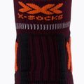 Férfi trekking zokni X-Socks Trail Run Energy bordó-narancs RS13S19U-O003 5