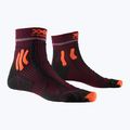 Férfi trekking zokni X-Socks Trail Run Energy bordó-narancs RS13S19U-O003 6