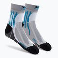 X-Socks Run Speed Two szürke-fekete futózokni RS16S19U-G004