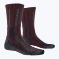 Trekking zokni X-Socks Trek X Merino LT gesztenyebarna TS03S19U-R008 4