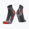 Férfi zokni X-Socks Trek Outdoor Low Cut anthracite/red