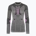 Női termál póló X-Bionic Apani 4.0 Merino szürke/lila APWT06W19W