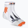 Férfi X-Socks Marathon Energy 4.0 futó zokni arctic white/trick orange