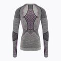 Női termoaktív pulóver X-Bionic Merino fekete/szürke/magnólia 2