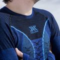 Férfi termoaktív pulóver X-Bionic Merino dark ocean/sky blue 6