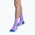 Női futózokni X-Socks Trailrun Discover Crew orchid/sunset blue 4