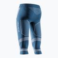 Női termo nadrág X-Bionic Energy Accumulator Light Pants 3/4 mineral blue/arctic white 2