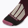 Női sízokni X-Socks Ski Touring Perform Otc deep purple/light sand 3