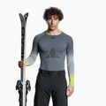Férfi hosszú ujjú termikus X-Bionic Invent Fx Shirt rhino grey/light grey/canary 3