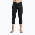 Férfi thermoaktív nadrág X-Bionic Symbio Merino 3/4 black