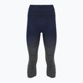 Női termoaktív nadrág X-Bionic Invent Graphics 3/4 marine/grey/light grey 3