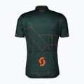 Férfi kerékpáros póló SCOTT RC Team 20 aruba green/braze orange 2