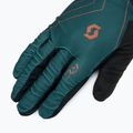 Férfi kerékpáros kesztyű SCOTT RC Team aruba green/braze orange 5