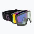Síszemüveg SCOTT React black/aurora green/enhancer teal chrome/pro green
