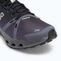 Férfi On Cloudsurfer Trail vízálló fekete/eclipse futócipő 7