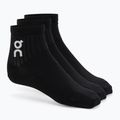 On Running Logo Sock Mid 3 pár fekete