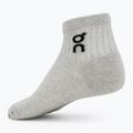 On Running Logo Sock Mid 3 pár heather szürke 2