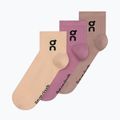 Zokni On Logo Sock Mid 3 pack sherbet/rhodonite