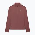 Férfi futópulóver On Core 1/4 Zip barberry