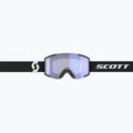 Síszemüveg SCOTT Shield mineral black/white/amp illuminator blue chrome 2