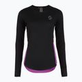 Női futó hosszú ujjú SCOTT Endurance Tech fekete/liquid lila