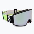 Síszemüveg SCOTT Ambit black/neon yellow/amp white chrome