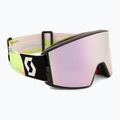 Síszemüveg SCOTT React black/neon yellow/amp lavender chrome 2
