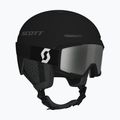 Sí sisak SCOTT Track + Síszemüveg Factor Pro szett mineral black/amp silver chrome 10