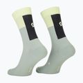 Zokni SCOTT Block Stripe Crew spray grey/acid yellow 2