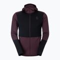 Férfi polár pulóver SCOTT Defined Light Hoody cocoa red/black