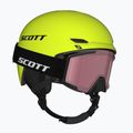 Gyerek sísisak SCOTT Track + Gogle Factor Pro Combo neon yellow/black