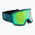 Síszemüveg SCOTT Trace Pro petrol green/green chrome