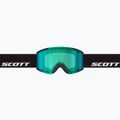 Síszemüveg SCOTT Shield black/amp green chrome 2