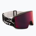Síszemüveg SCOTT React Light Sensitive granite black/white/amp red chrome 2