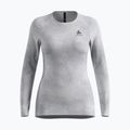 Női termoaktív felső ODLO Active Warm X Pow Bl Top Crew Neck odlo silver grey