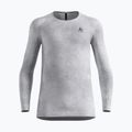 Férfi thermo hosszú ujjú póló ODLO Active Warm X Pow Bl Top Crew Neck silver grey
