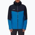 Férfi hardshell dzseki MAMMUT Convey Tour Hs kék-zöld