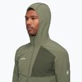 Férfi trekking pulóver Mammut Madris Light ML Hooded zöld 3