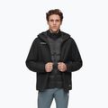 Férfi 3 az 1-ben kabát Mammut Treeline 3 in 1 HS Hooded Jacket Men black/black