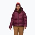 Női pehelykabát Mammut Glacier Glow Insulation Hooded wine