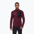 Férfi pulóver Mammut Taiss Light ML burgundy/black