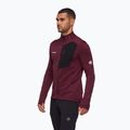 Férfi pulóver Mammut Taiss Light ML burgundy/black 3