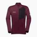 Férfi pulóver Mammut Taiss Light ML burgundy/black 4