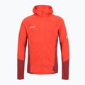 Férfi pulóver Mammut Taiss ML Hooded mammut red/dark mammut