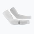 Kerékpáros karmelegítők ASSOS Summer Arm UV Protector P1 white 2