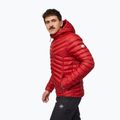 Férfi bélelt kabát Mammut Albula IN Hooded Jacket Men dark mammut red 4